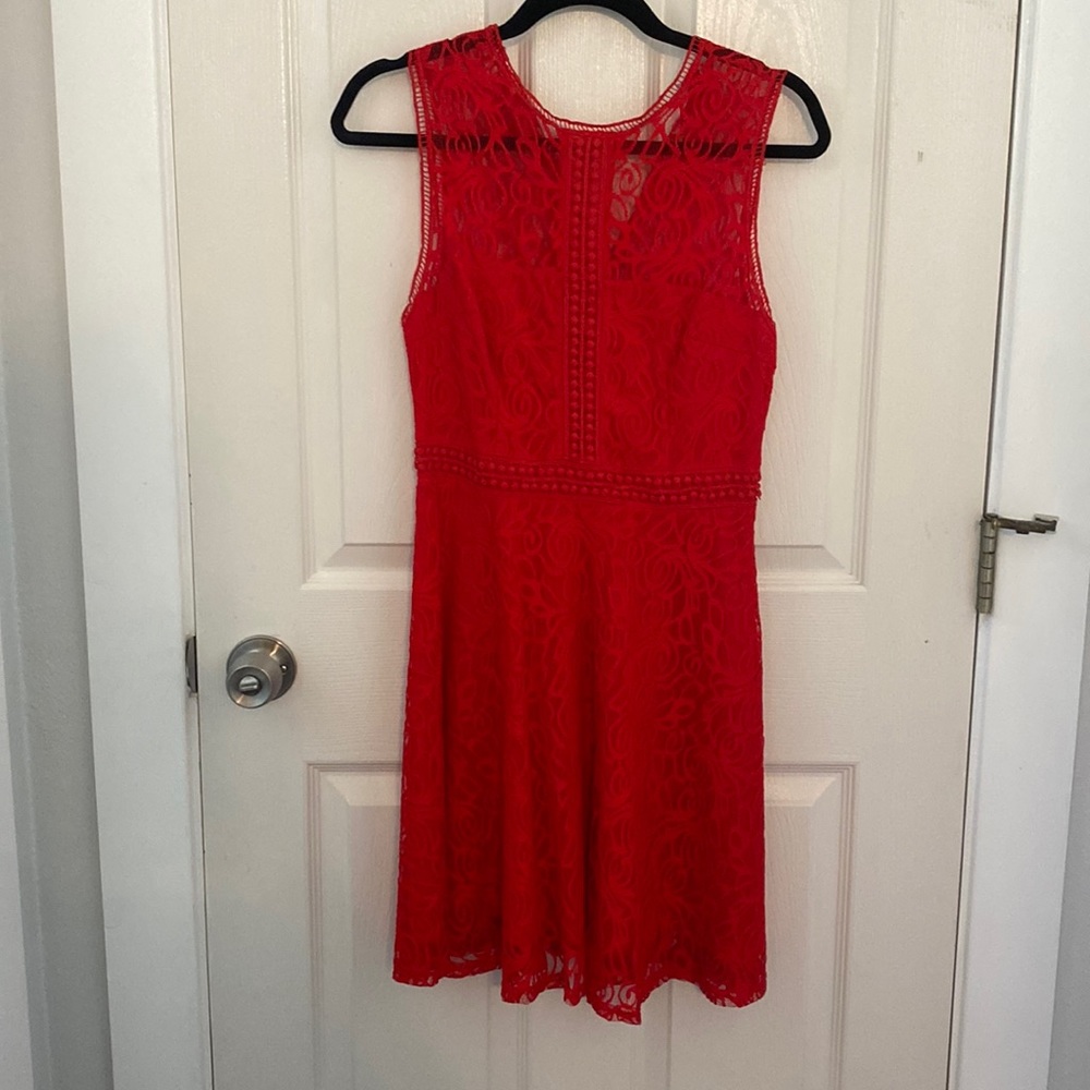 Red Lace Dress